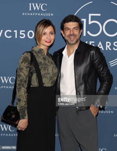 Pierfrancesco Favino and Anna Ferzetti visit the IWC booth 